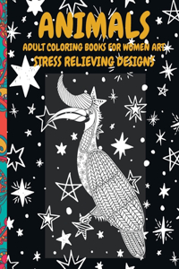 Adult Coloring Books for Women Art - Animals - Stress Relieving Designs