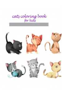 cats coloring book for kids