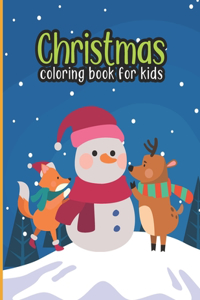 Christmas coloring book for kids