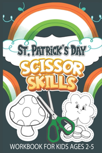 St. Patrick's Day Scissor Skills Workbook for Kids Ages 2-5
