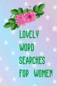 Lovely Word Searches for Women