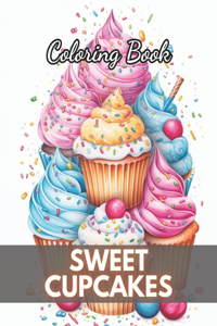Sweet Cupcakes Coloring Book