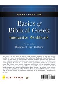 Access Card for Basics of Biblical Greek Interactive Workbook: For Use on the Blackboard Learn(tm) Platform