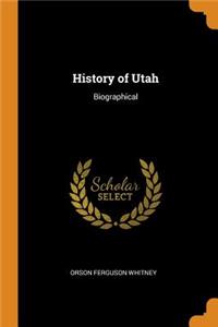 History of Utah