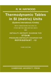 Thermodynamic Tables in Si (Metric) Units