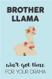 Brother Llama Aint Got Time For Your Drama