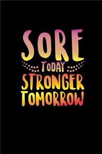 Sore Today Stronger Tomorrow