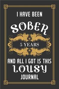 5 Years Sober Journal