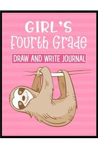 Girl's Fourth Grade Draw and Write Journal