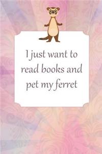 Thick Journal - Notebook (120 Pages) - Ferret Mom, Ferret Gifts