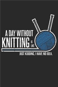 A Day Without Knitting