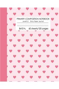 Primary Composition Notebook Level K-2 Story Paper Journal