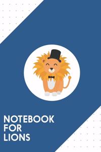 Notebook for lions