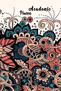 Academic Monthly planner