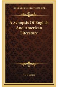A Synopsis of English and American Literature