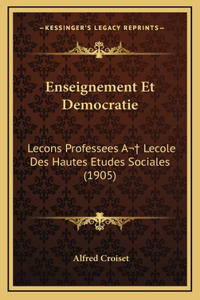 Enseignement Et Democratie