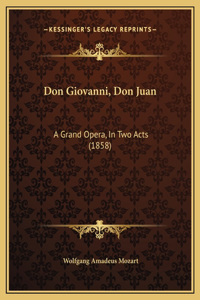 Don Giovanni, Don Juan