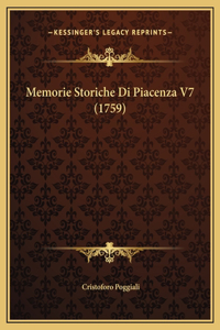 Memorie Storiche Di Piacenza V7 (1759)