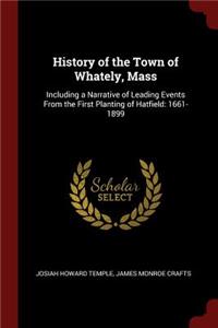 History of the Town of Whately, Mass