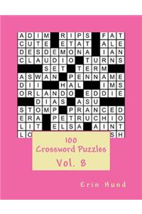 100 Crossword Puzzles Vol. 8