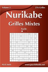 Nurikabe Grilles Mixtes - Facile - Volume 2 - 276 Grilles