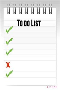 My To Do List Journal