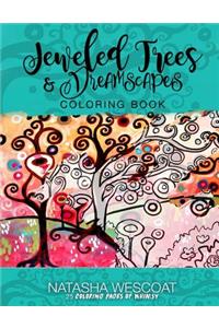 Jeweled Trees & Dreamscapes Coloring Book