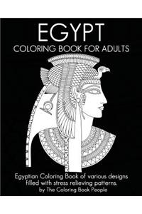 Egypt Coloring Book For Adults