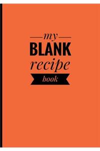 My Blank Recipe Book