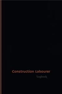 Construction Labourer Log (Logbook, Journal - 120 pages, 6 x 9 inches)
