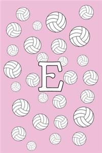 E Volleyball Notebook