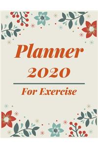 Planner 2020 for Exercise