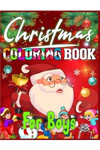 Christmas Coloring Book For Boys