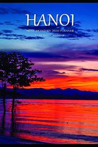 Hanoi Note Monthly 2020 Planner 12 Month Calendar