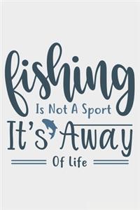 Fishing Is Not A Sport It's A Way Of Life