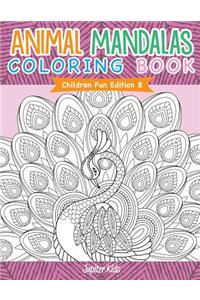 Animal Mandalas Coloring Book Children Fun Edition 8