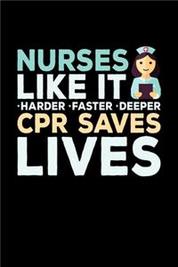 Nurses Like It Harder Faster Deeper CPR Saves Lives