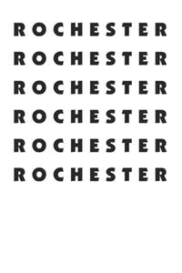 Awesome Rochester 120 Page Notebook Lined Journal