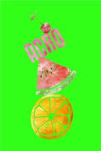 Acro Yoga Notizbuch