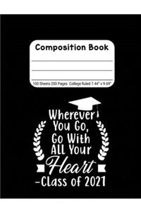 Wherever You Go, Go With All Your Heart - Class of 2021