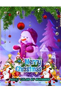Merry Christmas Adult Color By Numbers