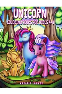 Unicorn Coloring Books for Girls Ages 4-8