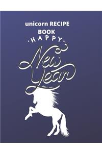 recipe book gift unicorn