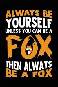 Always Be Yourself Unless You Can Be a Fox Then Always Be a Fox