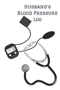 Husband's Blood Pressure Log