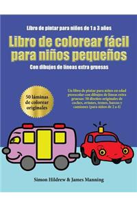 Libro de pintar para niños de 1 a 3 años