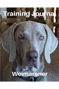 Training Journal Weimaraner
