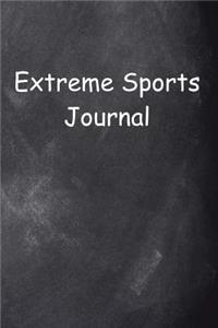 Extreme Sports Journal Chalkboard Design