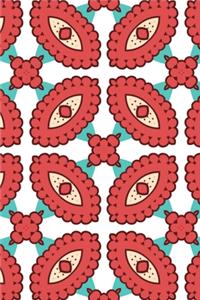 Geometric Pattern Journal - 210 Page Blank Lined Journal -12