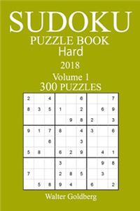 300 Hard Sudoku Puzzle Book - 2018